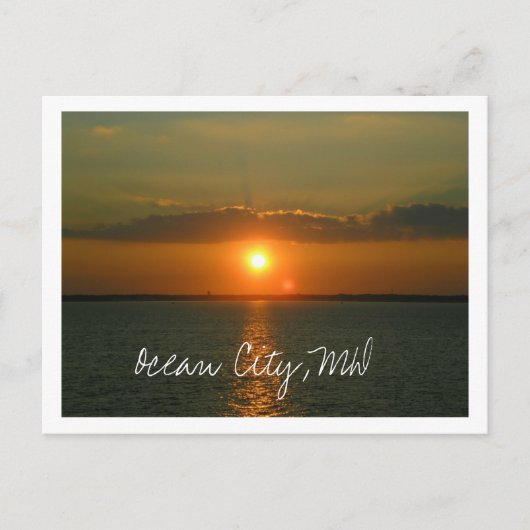 Afbeelding 1339, Ocean City, MD Briefkaart (Voorkant)