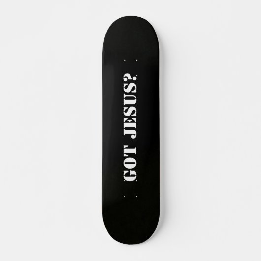 Afbeelding 196, heb je Jezus? Skateboard (Voorkant)