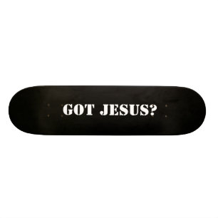 Afbeelding 196, heb je Jezus? Skateboard