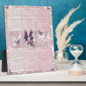 afbeelding 2012 Fairy Calendar Plaque Fotoplaat (Zijkant)