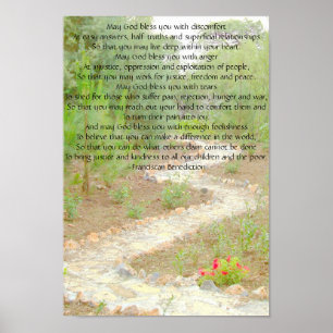 Afbeelding 207a, Moge God u zegenen met ongemak... Poster