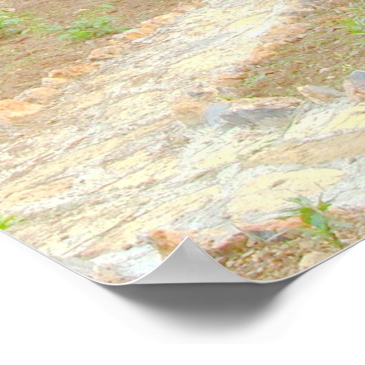 Afbeelding 207a, Moge God u zegenen met ongemak... Poster (Hoek)