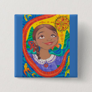 Afbeelding 2 van "Laten we praten! Kiswahili" Vierkante Button 5,1 Cm