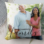 Afbeelding 2 voor persoonlijk script, zwart, foto kussen<br><div class="desc">De persoonlijke kussen van de familiefoto met elegante tekstbekleding. Het fotomalplaatje is opstelling voor u om uw eigen afbeeldingen toe te voegen - één van de voorzijde en één op de rug. De voorzijde heeft ook de tekstbekleding die u met uw familienaam kunt personaliseren. De familie wordt manueel geschreven in...</div>