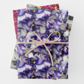 Afbeelding 3 van het Afrikaanse Violet Wrapping Pa Inpakpapier Vel (In situ)