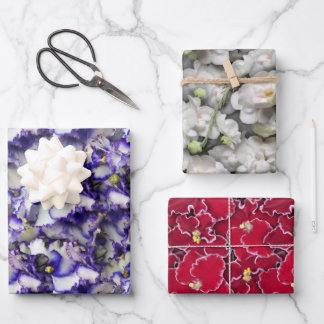 Afbeelding 3 van het Afrikaanse Violet Wrapping Pa Inpakpapier Vel