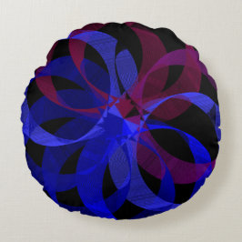 Afbeelding 8 Geometrisch rond kussen