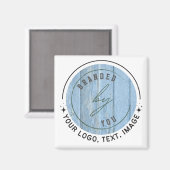 Afbeelding aanpassen | 2-inch vierkant magneet (Voorkant / Achterkant)