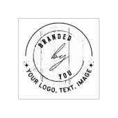 Afbeelding aanpassen | 2" x 2" houten kunst rubberstempel (Afrduk)