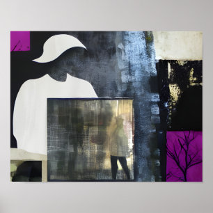 Afbeelding Abstracte collage Poster