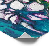 Afbeelding - Abstracte kunst voor wanddecoratie Poster (Hoek)