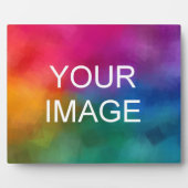 Afbeelding Afbeelding Foto Logo Sjabloon Horizonta Fotoplaat (Voorkant)