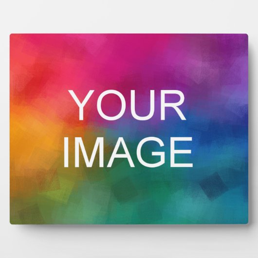 Afbeelding Afbeelding Foto Logo Sjabloon Horizonta Fotoplaat (Voorkant)