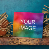 Afbeelding Afbeelding Foto Logo Sjabloon Horizonta Fotoplaat (Zijkant)