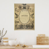 Afbeelding Afbeelding van de emancipatieproclamati Poster (Keuken)