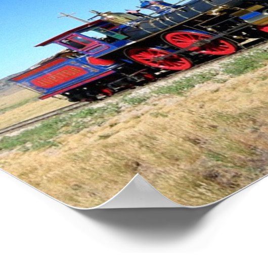 Afbeelding  afbeelding van locomotieven poster (Hoek)