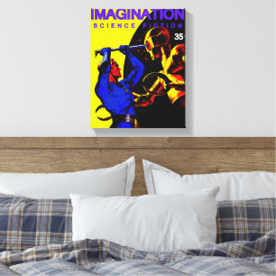 AFBEELDING: Afdrukken van science-fiction Canvas