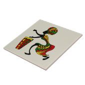 Afbeelding Afrikaanse Drummer Tegeltje (Zijkant)