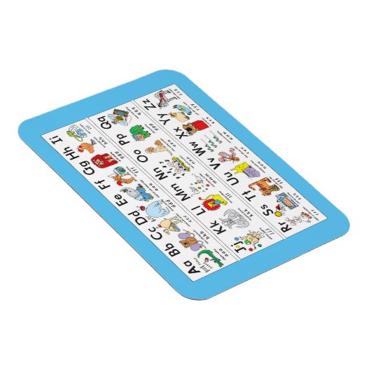 Afbeelding Alfabet Animals Magneet (Rechterzijde)