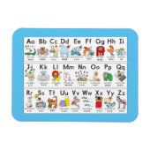 Afbeelding Alfabet Animals Magneet (Horizontaal)