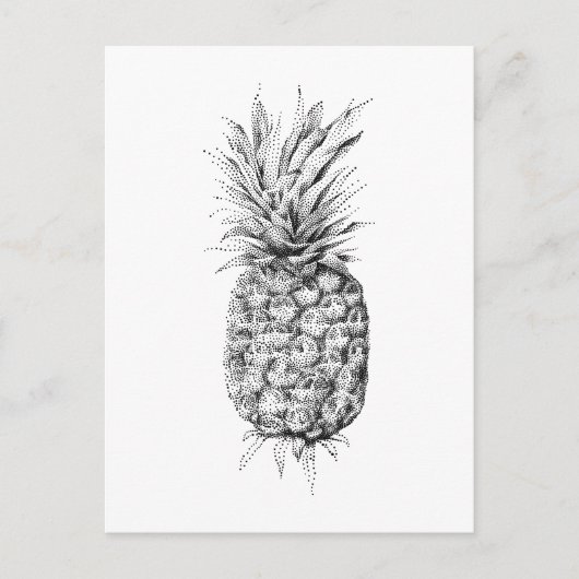 Afbeelding ananas briefkaart (Voorkant)