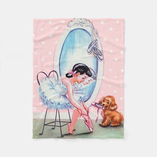  Afbeelding Ballerina Fleece Throw Deken (Voorkant)