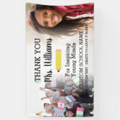 Afbeelding banner voor afscheid school 2 voor leer (Verticaal)