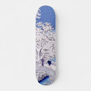 Afbeelding bij de brug door Utagawa Hiroshige Persoonlijk Skateboard