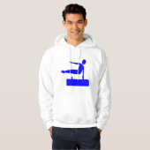 Afbeelding bij vault - blauw hoodie (Voorkant volledig)