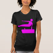 Afbeelding bij vault - Magenta T-shirt (Voorkant)