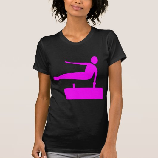 Afbeelding bij vault - Magenta T-shirt (Voorkant)