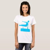 Afbeelding bij vault - Sky Blue T-shirt (Voorkant volledig)