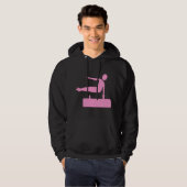 Afbeelding bij vaultjes - Roze Hoodie (Voorkant volledig)