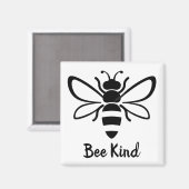 Afbeelding bijen magneet (Voorkant / Achterkant)