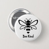 Afbeelding bijen ronde button 5,7 cm (Voorkant /achterkant)