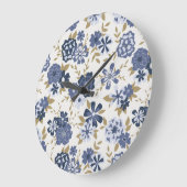 Afbeelding Blauw Eenvoudige bloemen Botanisch Grote Klok (Hoek)