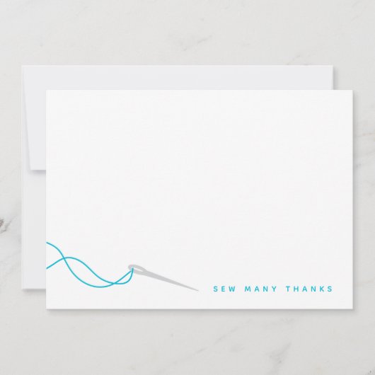 Afbeelding Blauwe Grijs Dank je Bedankkaart (Voorkant)