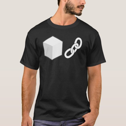 Afbeelding blok-keten t-shirt (Voorkant)