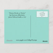 Afbeelding Boeken in de winter Briefkaart (Achterkant)