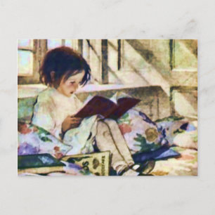 Afbeelding Boeken in de winter Briefkaart