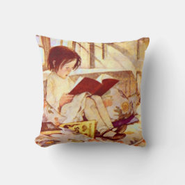 Afbeelding Boeken in de winter Kussen