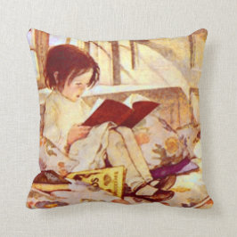 Afbeelding Boeken in de winter Kussen