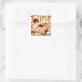 Afbeelding boeken in de winter Sticker (Tas)
