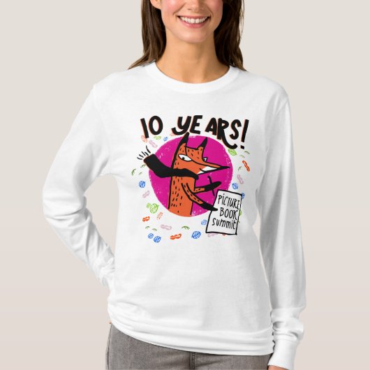 Afbeelding Book Summit 10 jaar T-shirt (Voorkant)