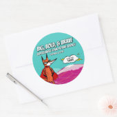 Afbeelding Book Summit 2025 Sticker met Fox in Kaa (Envelop)