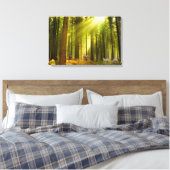 Afbeelding bos en deer voor omwikkeld-canvas Canva Canvas Afdruk (Insitu (Slaapkamer))