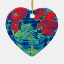 afbeelding bougainville keramisch ornament