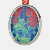 afbeelding bougainville metalen ornament (Links)