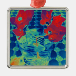 afbeelding bougainville metalen ornament