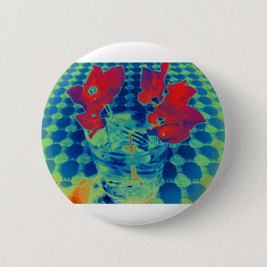 afbeelding bougainville ronde button 5,7 cm (Voorkant)